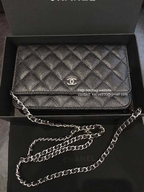 chanel caviar wallet with chain|Wallets on Chain .